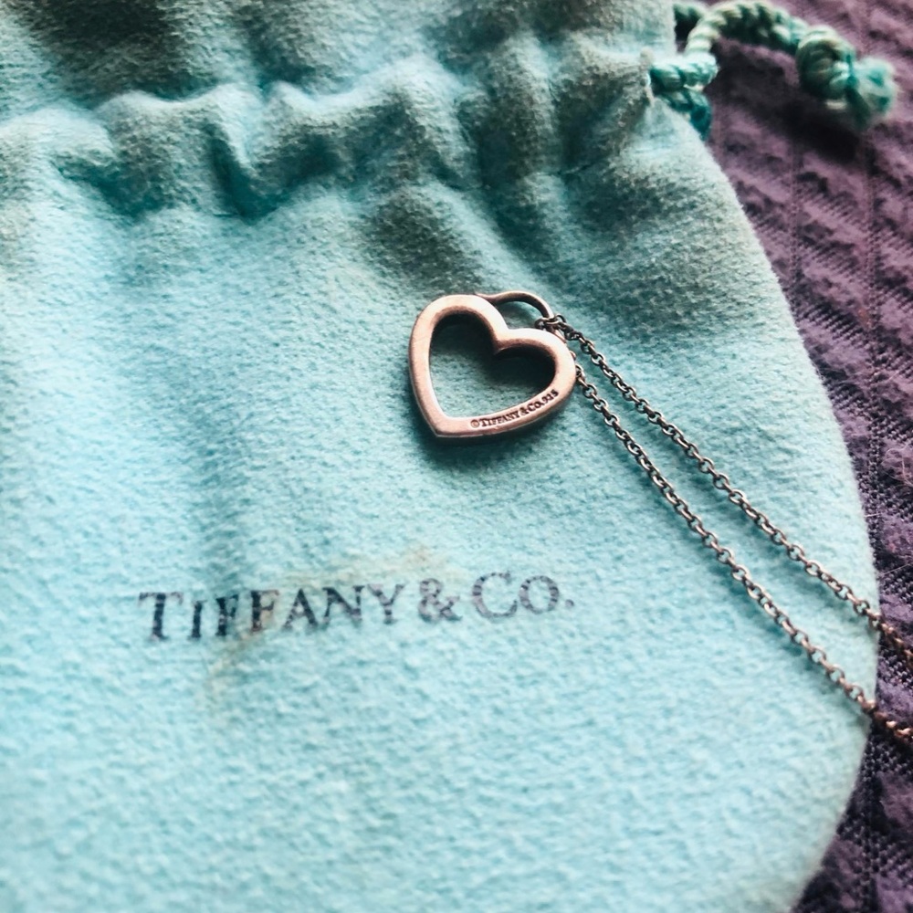 Tiffany & Co. Heart Pendant Necklace in Silver